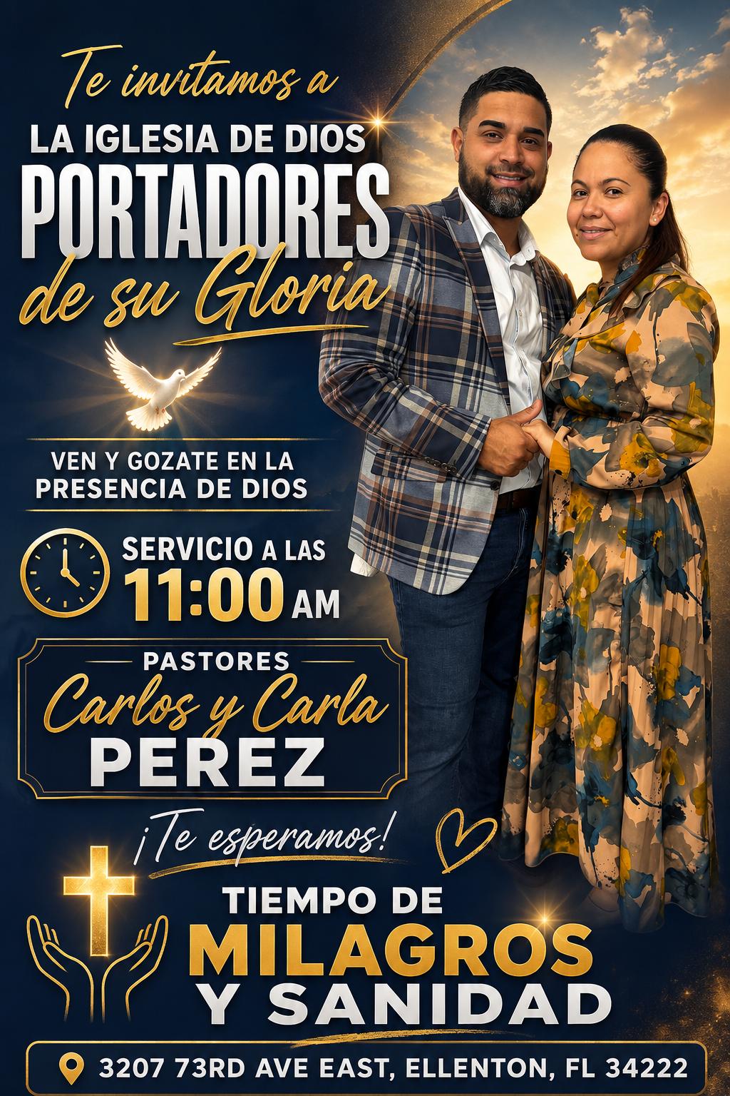 Pastores Carlos y Carla Pérez